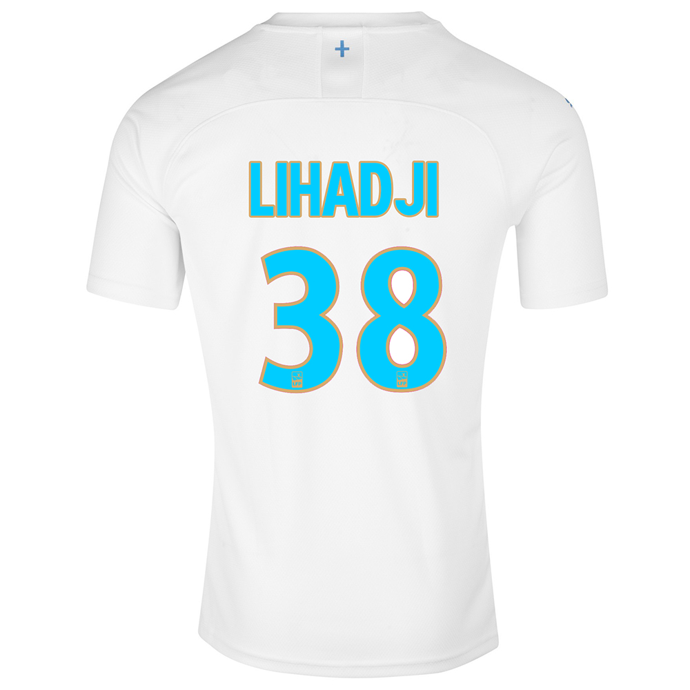 Kinder Fußball Isaac Lihadji 38 Heimtrikot Weiß Trikot 2019/20 Hemd
