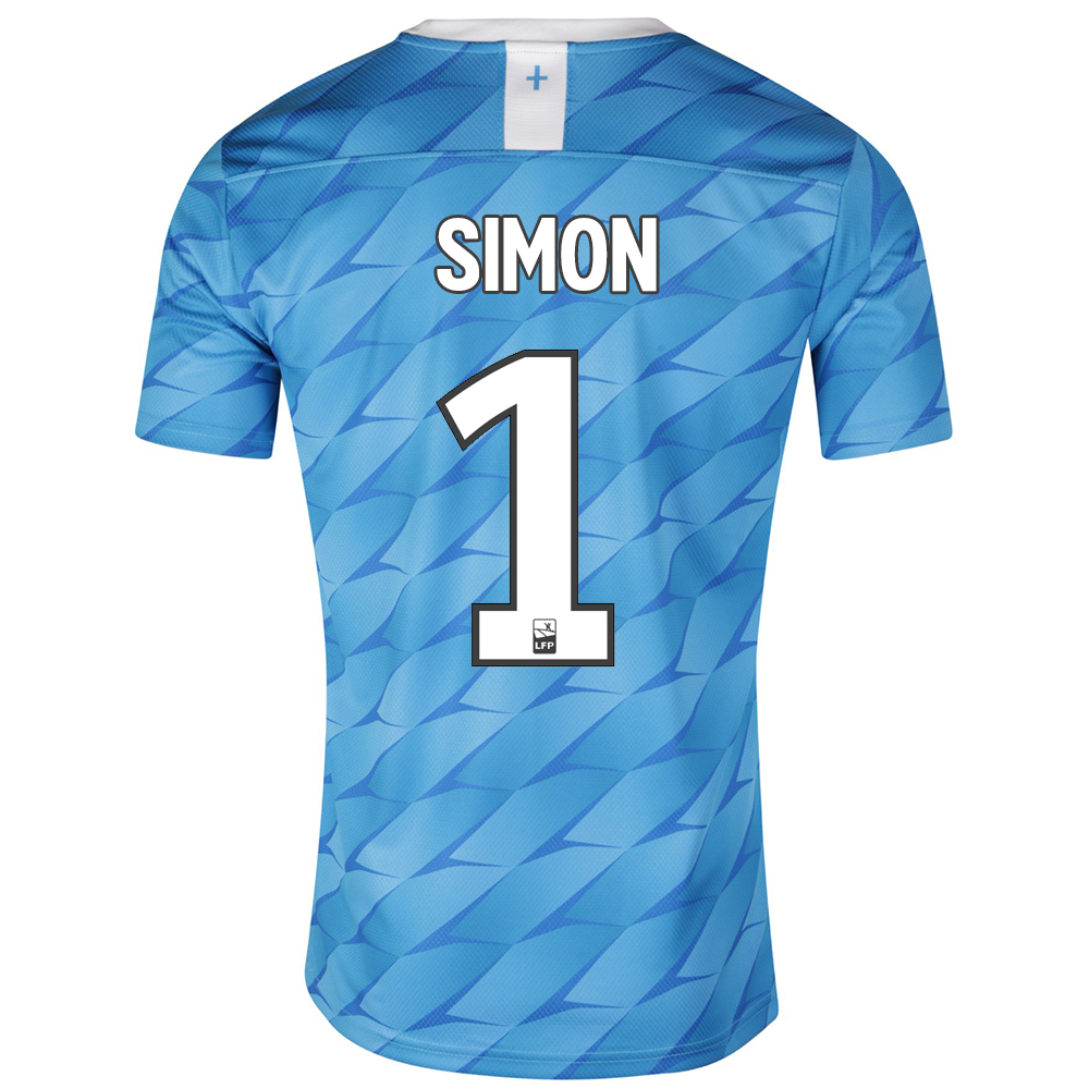 Kinder Fußball Simon Ngapandouetnbu 1 Auswärtstrikot Blau Trikot 2019/20 Hemd