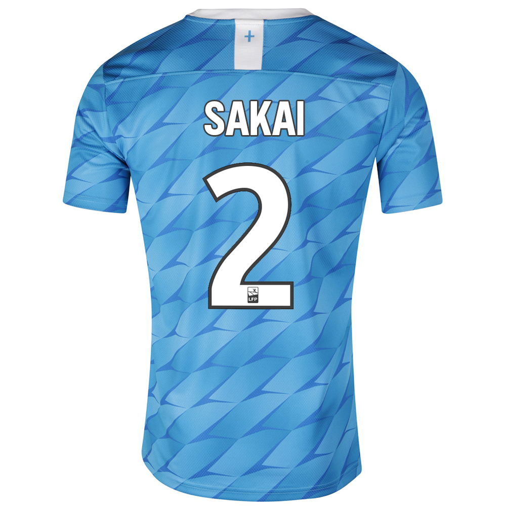 Kinder Fußball Hiroki Sakai 2 Auswärtstrikot Blau Trikot 2019/20 Hemd