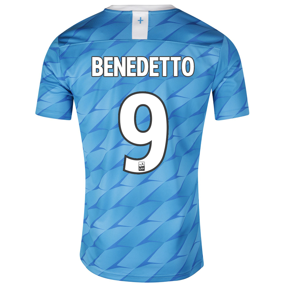 Kinder Fußball DarIo Benedetto 9 Auswärtstrikot Blau Trikot 2019/20 Hemd