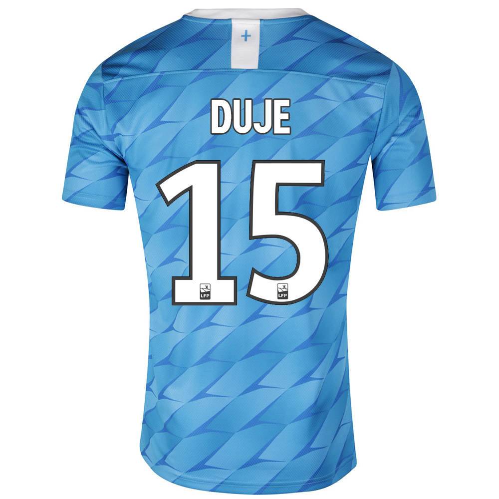 Kinder Fußball Duje Caleta-Car 15 Auswärtstrikot Blau Trikot 2019/20 Hemd