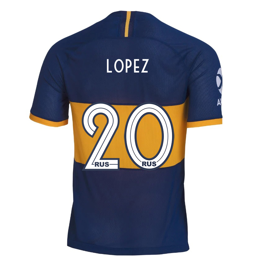 Kinder Fußball Lisandro Lopez 20 Heimtrikot Königsblau Trikot 2019/20 Hemd