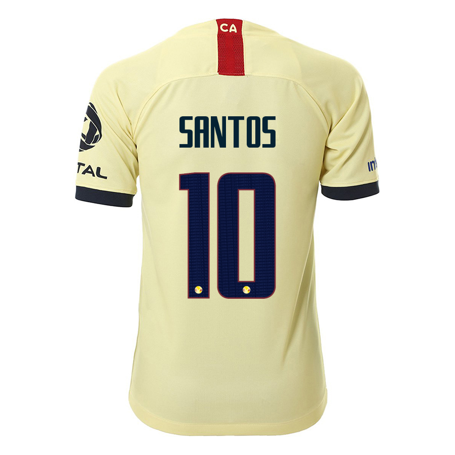 Kinder Fußball Giovani dos Santos 10 Heimtrikot Gelb Trikot 2019/20 Hemd