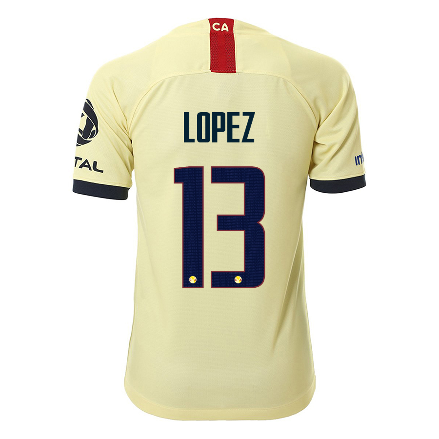 Kinder Fußball Leonel Lopez 13 Heimtrikot Gelb Trikot 2019/20 Hemd