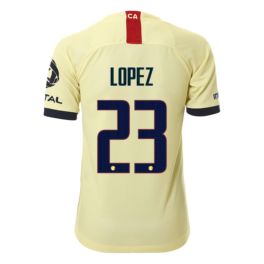 Kinder Fußball Antonio Lopez 23 Heimtrikot Gelb Trikot 2019/20 Hemd