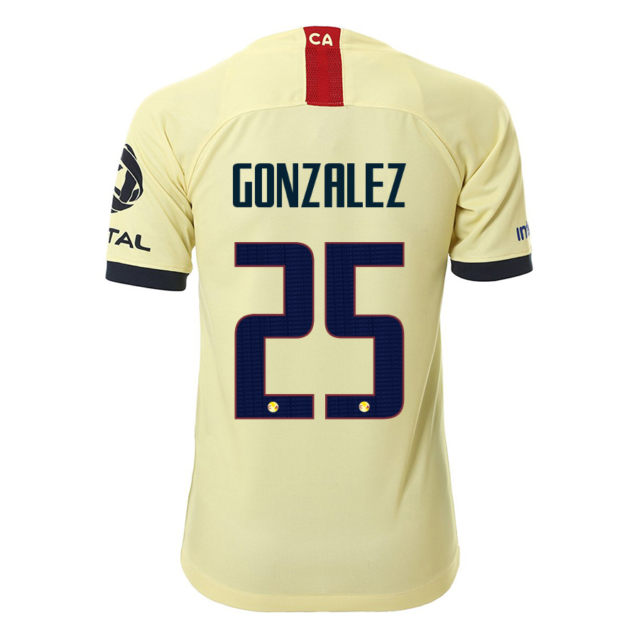 Kinder Fußball Fernando Gonzalez 25 Heimtrikot Gelb Trikot 2019/20 Hemd