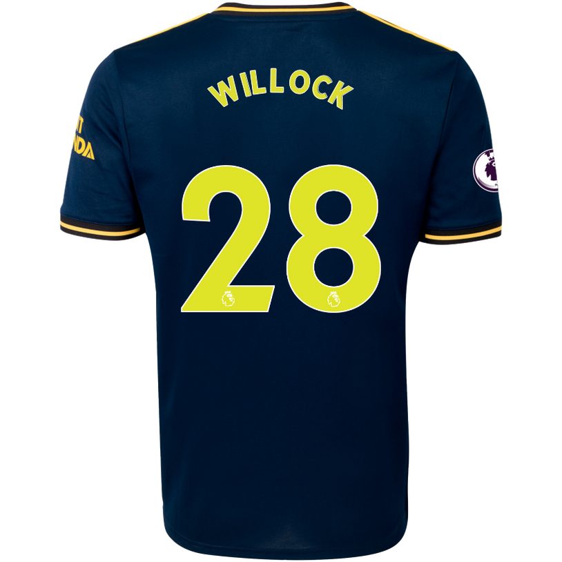 Kinder Fußball Joe Willock 28 Ausweichtrikot Dunkelblau Trikot 2019/20 Hemd