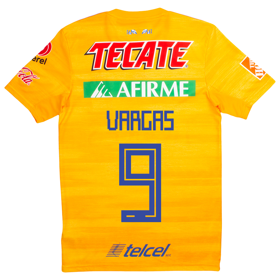 Kinder Fußball Eduardo Vargas 9 Heimtrikot Gelb Trikot 2019/20 Hemd