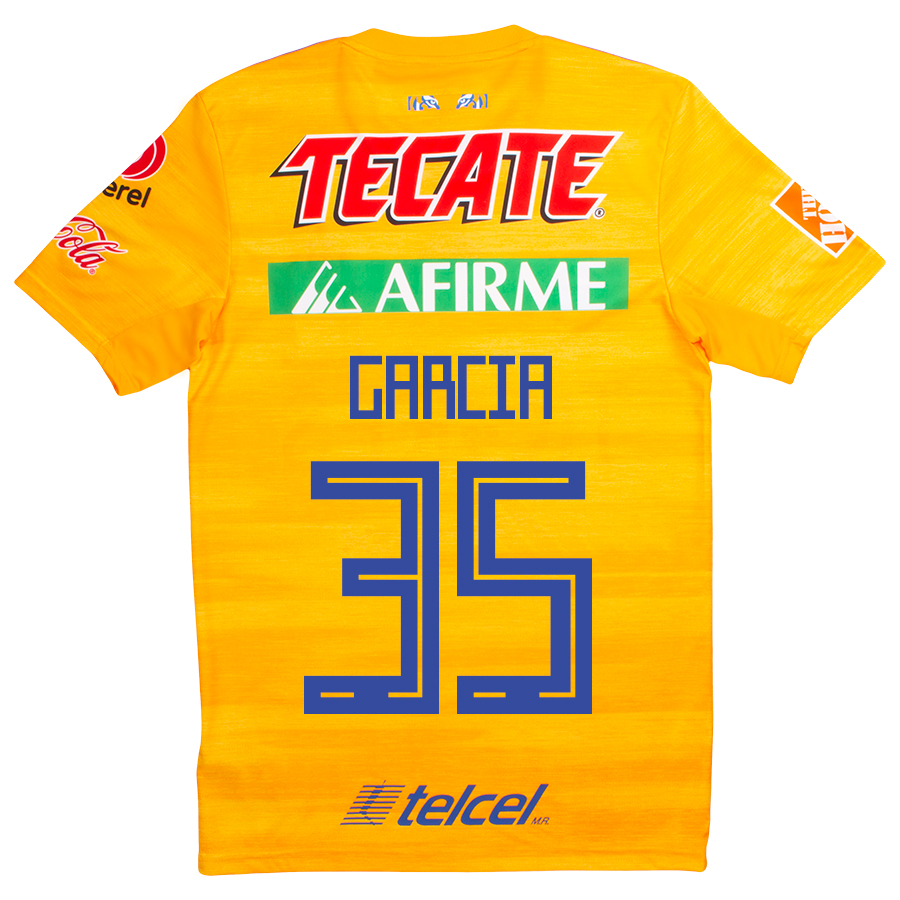 Kinder Fußball Jose Garcia 35 Heimtrikot Gelb Trikot 2019/20 Hemd