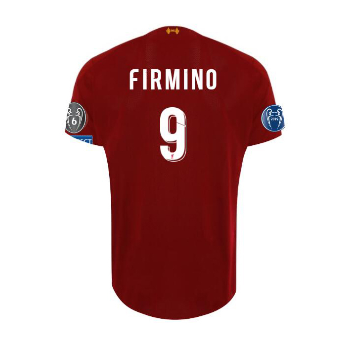 Kinder Fußball Roberto Firmino 9 Heimtrikot Rot Trikot 2019/20 Hemd