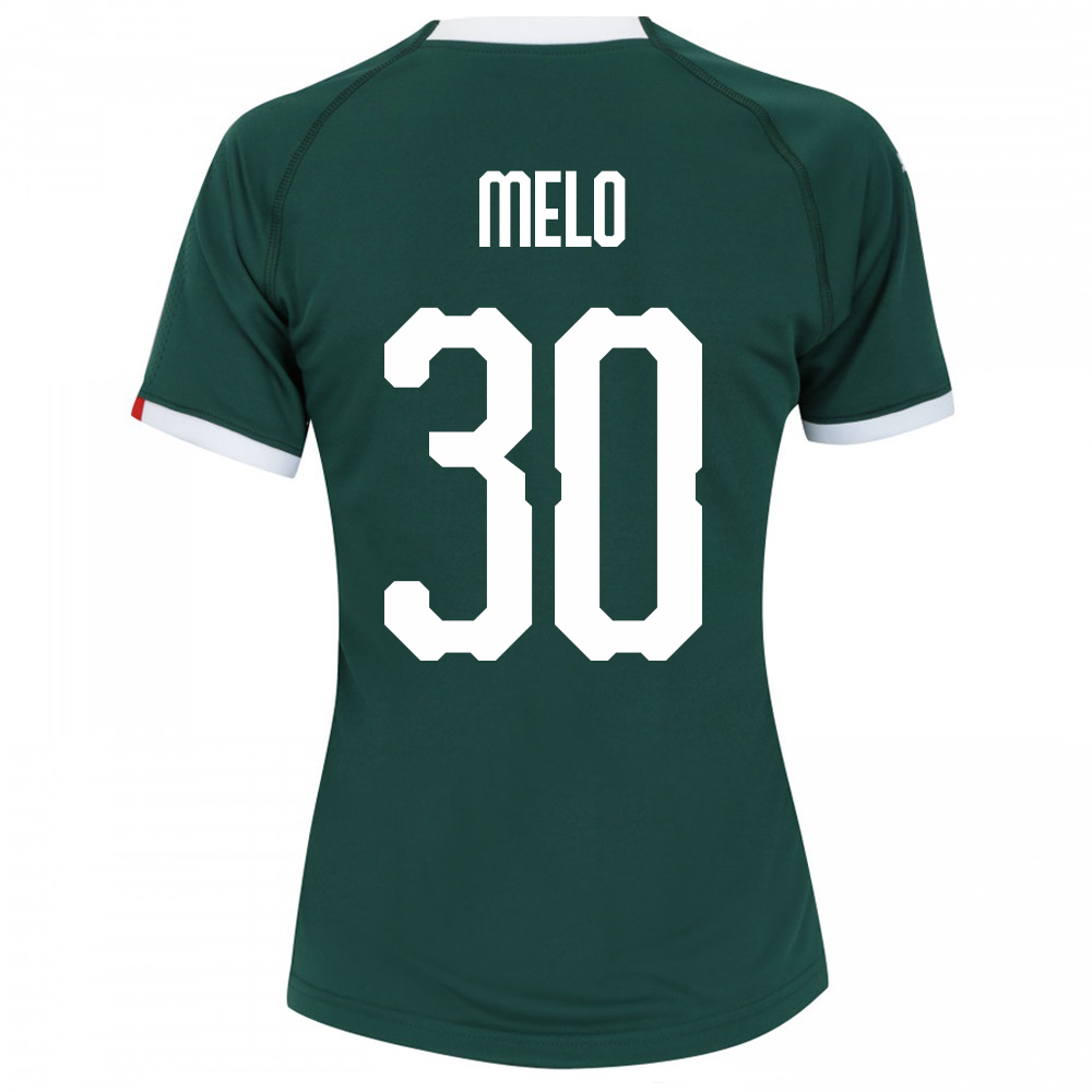 Kinder Fußball Felipe Melo 30 Heimtrikot Grün Trikot 2019/20 Hemd