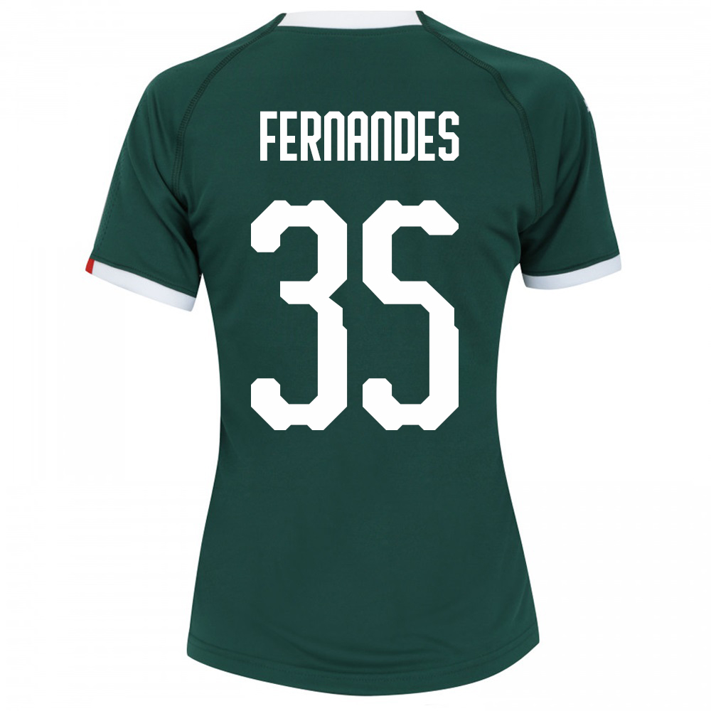 Kinder Fußball Matheus Fernandes 35 Heimtrikot Grün Trikot 2019/20 Hemd