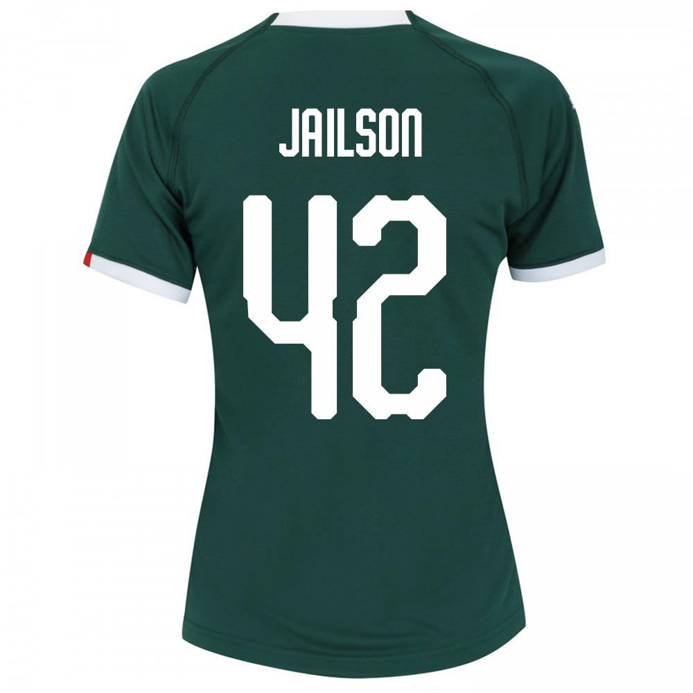 Kinder Fußball Jailson 42 Heimtrikot Grün Trikot 2019/20 Hemd