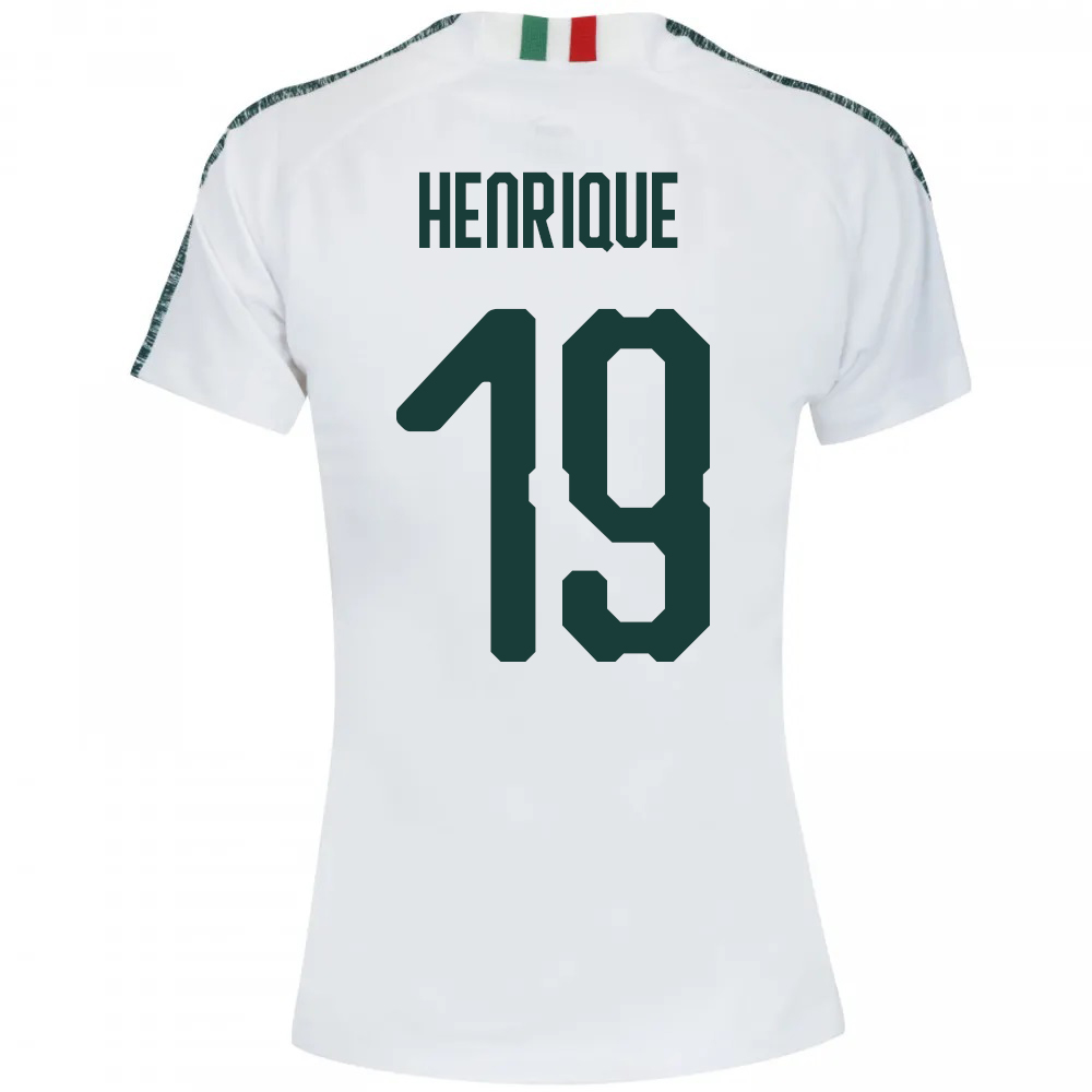 Kinder Fußball Bruno Henrique 19 Auswärtstrikot Weiß Trikot 2019/20 Hemd