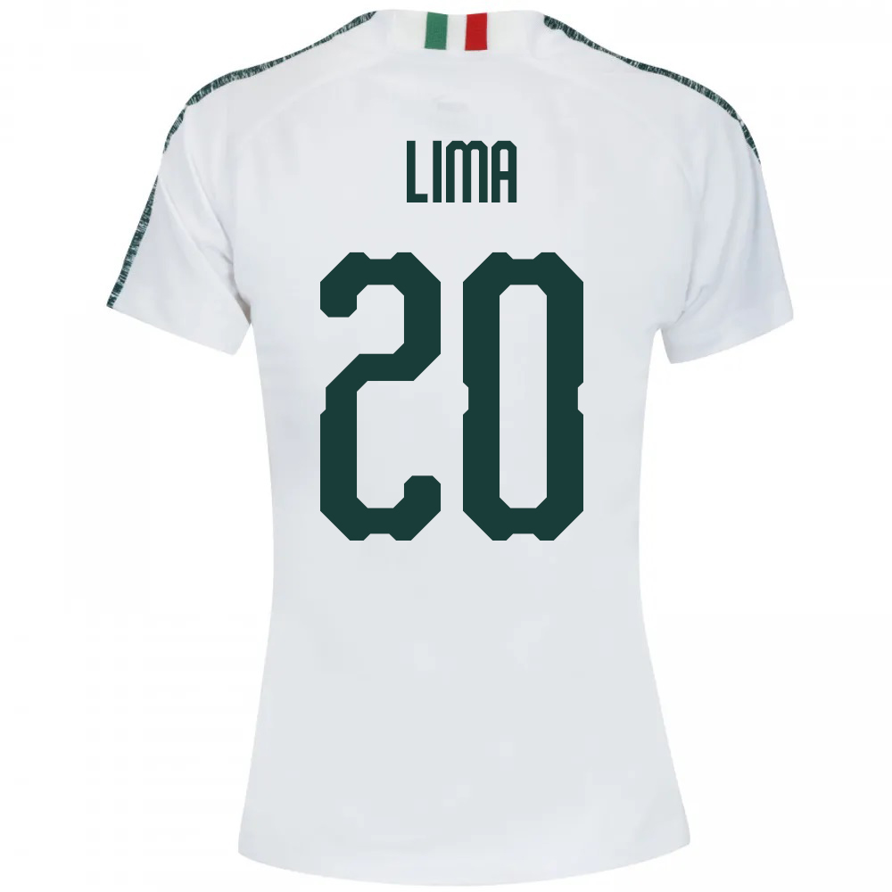 Kinder Fußball Lucas Lima 20 Auswärtstrikot Weiß Trikot 2019/20 Hemd
