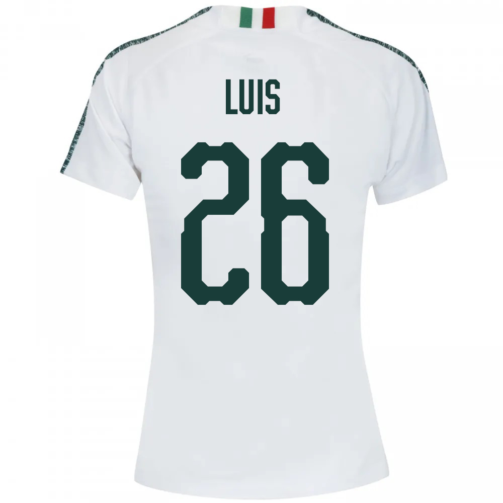 Kinder Fußball Victor Luis 26 Auswärtstrikot Weiß Trikot 2019/20 Hemd