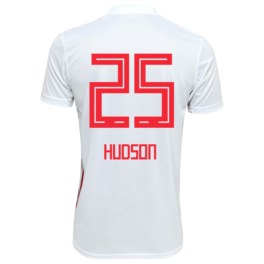 Kinder Fußball Hudson 25 Heimtrikot Weiß Trikot 2019/20 Hemd