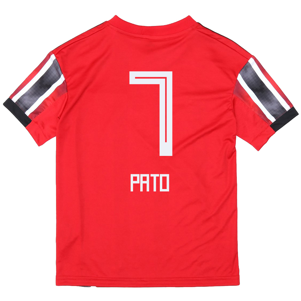 Kinder Fußball Alexandre Pato 7 Auswärtstrikot Rot Trikot 2019/20 Hemd