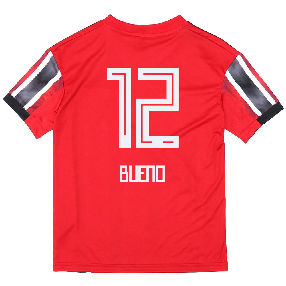 Kinder Fußball Vitor Bueno 12 Auswärtstrikot Rot Trikot 2019/20 Hemd
