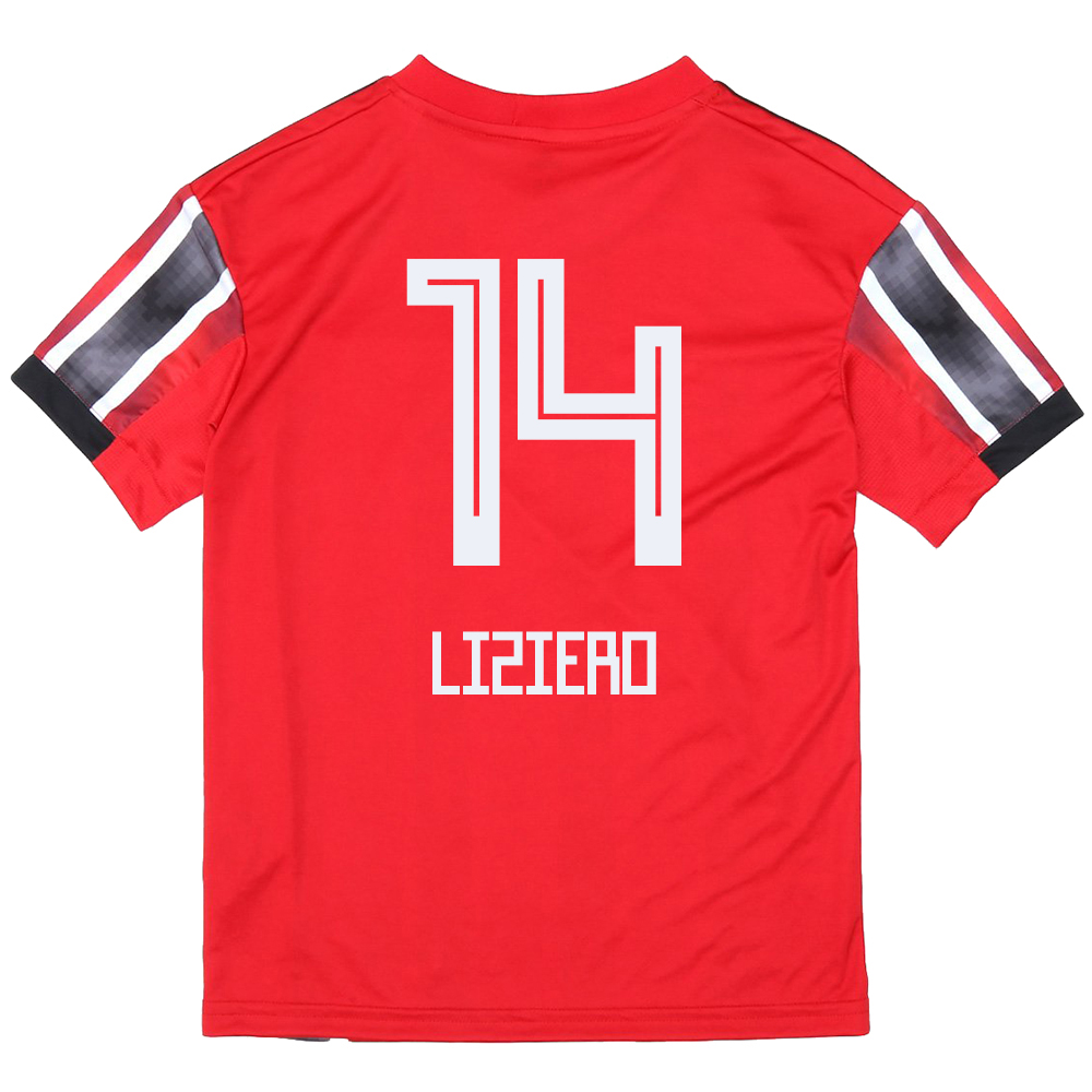 Kinder Fußball Liziero 14 Auswärtstrikot Rot Trikot 2019/20 Hemd