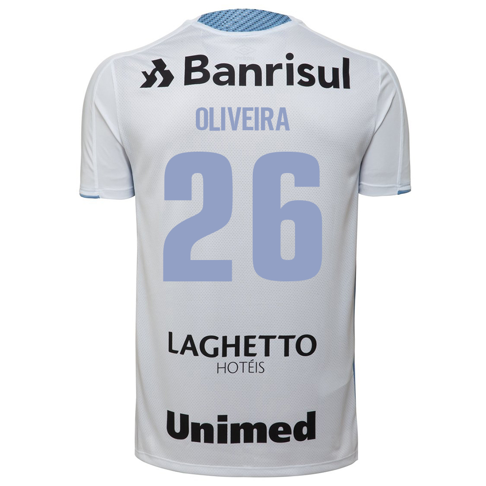 Kinder Fußball Marcelo Oliveira 26 Auswärtstrikot Weiß Trikot 2019/20 Hemd