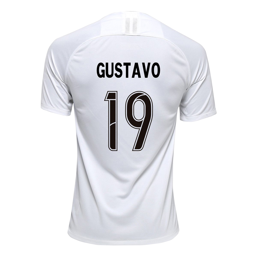 Kinder Fußball Gustavo 19 Heimtrikot Weiß Trikot 2019/20 Hemd