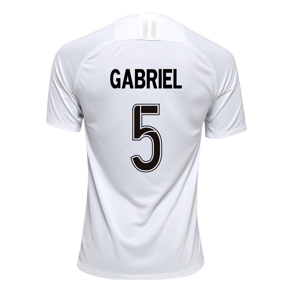 Kinder Fußball Gabriel 5 Heimtrikot Weiß Trikot 2019/20 Hemd