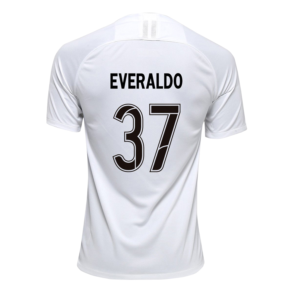 Kinder Fußball Everaldo 37 Heimtrikot Weiß Trikot 2019/20 Hemd