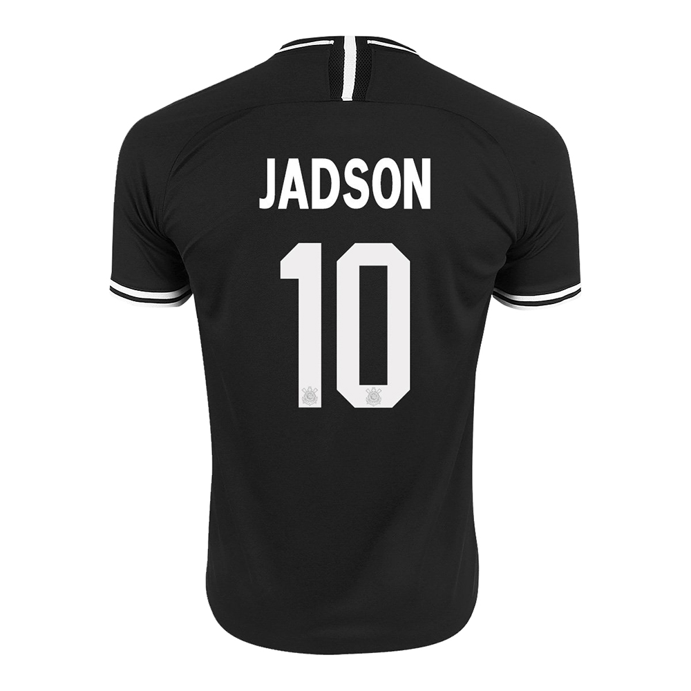 Kinder Fußball Jadson 10 Auswärtstrikot Schwarz Trikot 2019/20 Hemd