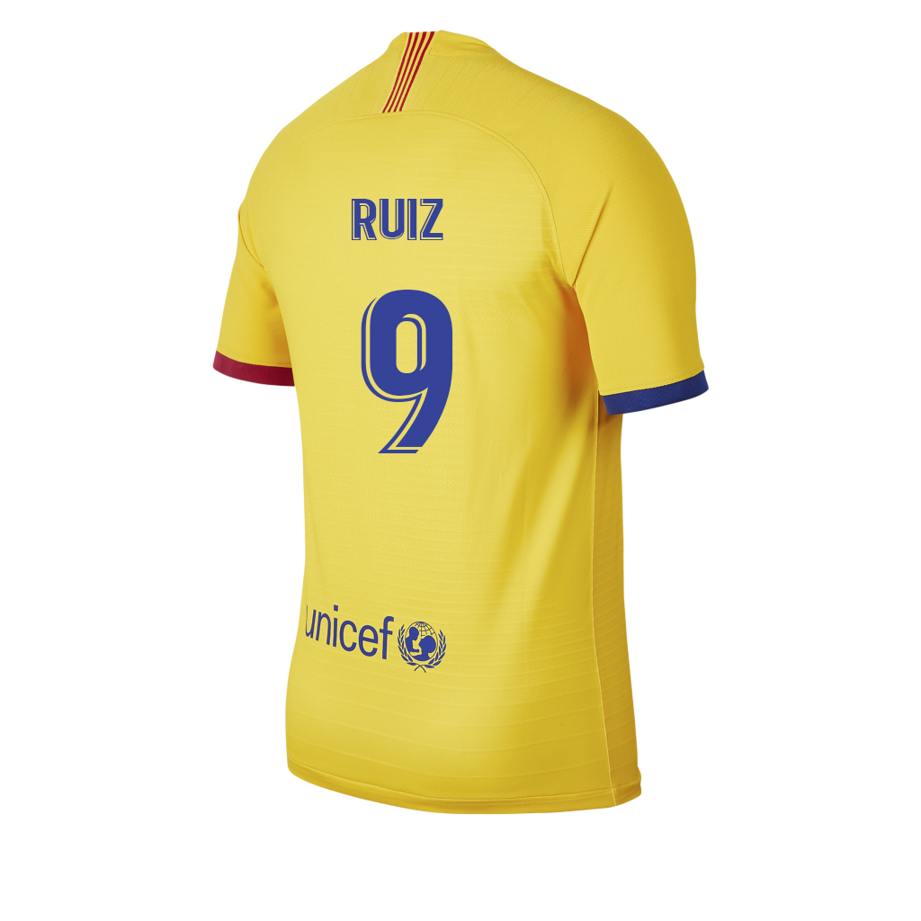 Kinder Fußball Abel Ruiz 9 Auswärtstrikot Gelb Trikot 2019/20 Hemd