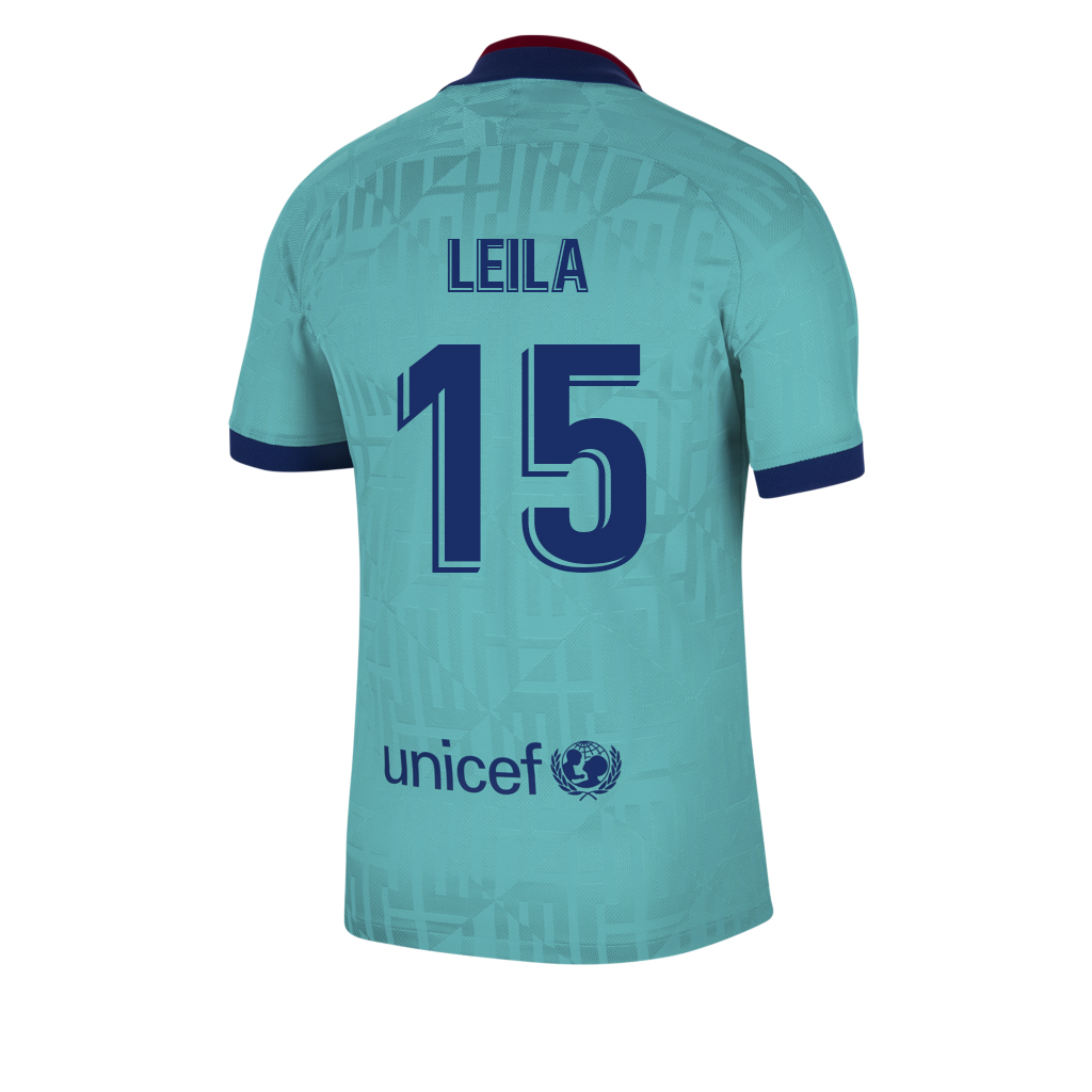 Kinder Fußball Leila Ouahabi 15 Ausweichtrikot Blau Trikot 2019/20 Hemd