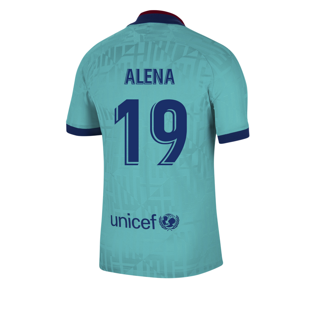 Kinder Fußball Carles Alena 19 Ausweichtrikot Blau Trikot 2019/20 Hemd