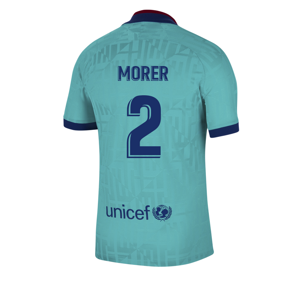 Kinder Fußball Dani Morer 2 Ausweichtrikot Blau Trikot 2019/20 Hemd
