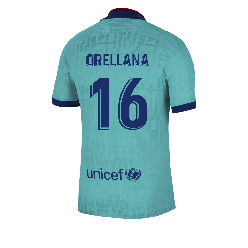 Kinder Fußball Jandro Orellana 16 Ausweichtrikot Blau Trikot 2019/20 Hemd