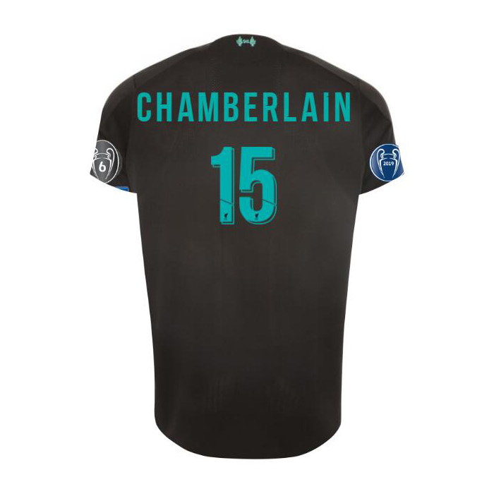 Kinder Fußball Alex Oxlade-chamberlain 15 Ausweichtrikot Schwarz Trikot 2019/20 Hemd