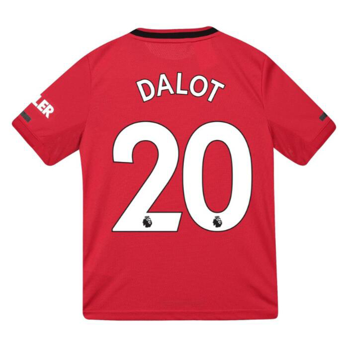 Kinder Fußball Diogo Dalot 20 Heimtrikot Rot Trikot 2019/20 Hemd