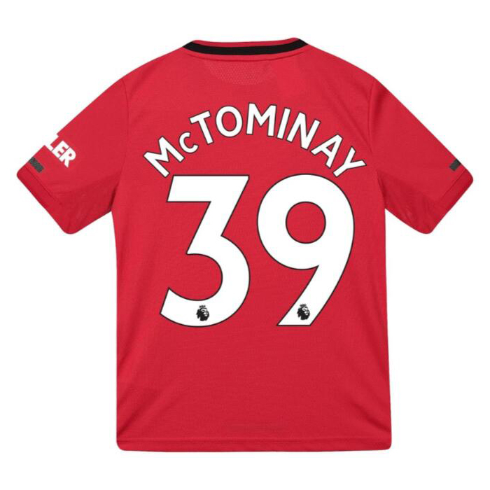 Kinder Fußball Scott Mctominay 39 Heimtrikot Rot Trikot 2019/20 Hemd