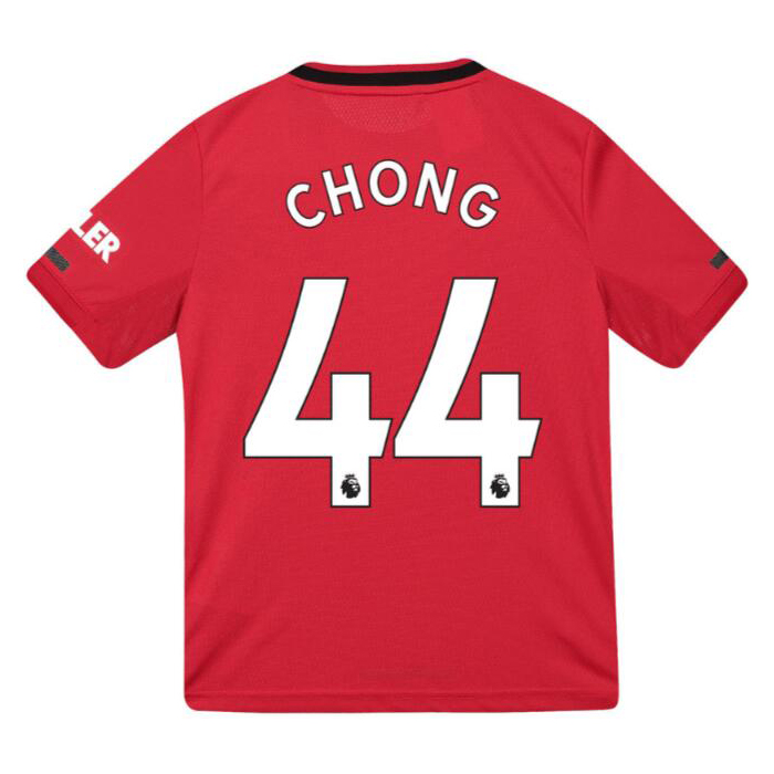 Kinder Fußball Tahith Chong 44 Heimtrikot Rot Trikot 2019/20 Hemd