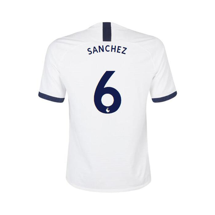 Kinder Fußball Davinson Sanchez 6 Heimtrikot Weiß Trikot 2019/20 Hemd