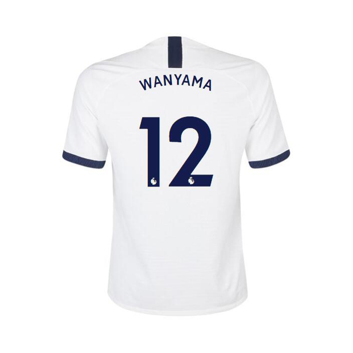 Kinder Fußball Victor Wanyama 12 Heimtrikot Weiß Trikot 2019/20 Hemd