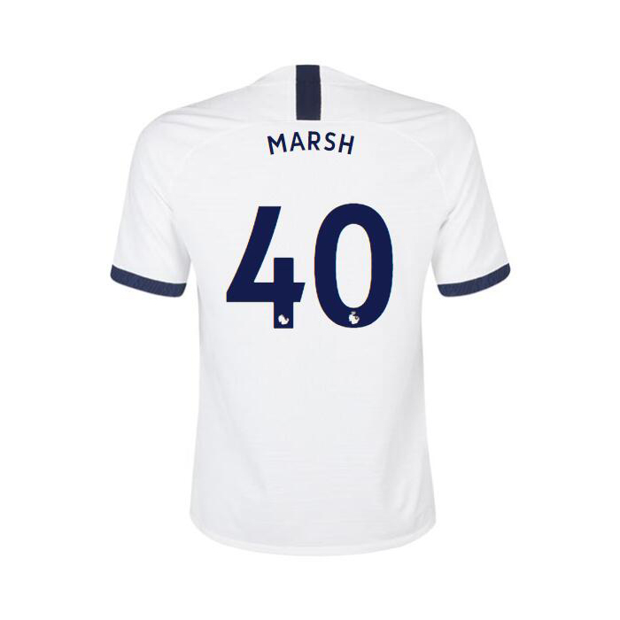 Kinder Fußball George Marsh 40 Heimtrikot Weiß Trikot 2019/20 Hemd