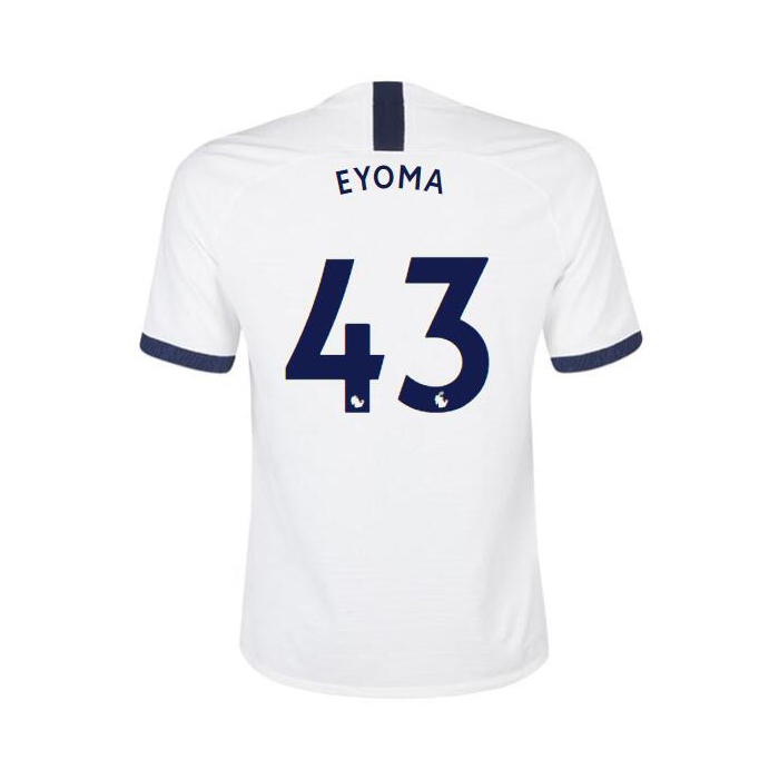 Kinder Fußball Timothy Eyoma 43 Heimtrikot Weiß Trikot 2019/20 Hemd