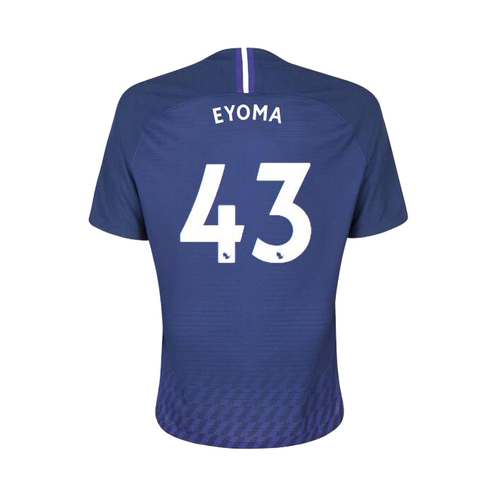 Kinder Fußball Timothy Eyoma 43 Auswärtstrikot Königsblau Trikot 2019/20 Hemd