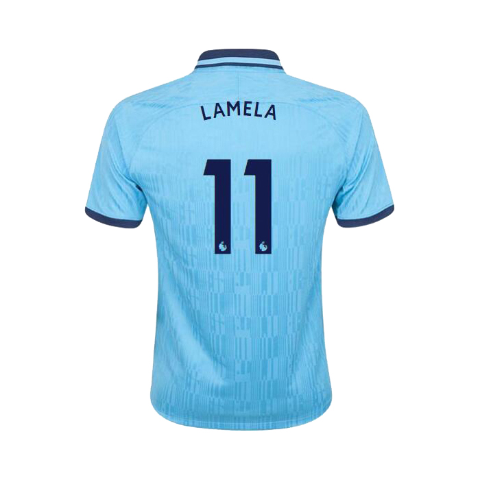 Kinder Fußball Erik Lamela 11 Ausweichtrikot Blau Trikot 2019/20 Hemd