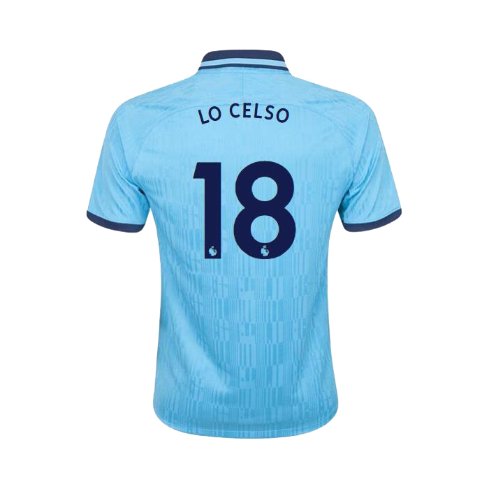 Kinder Fußball Giovani Lo Celso 18 Ausweichtrikot Blau Trikot 2019/20 Hemd