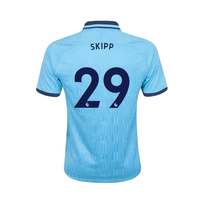 Kinder Fußball Oliver Skipp 29 Ausweichtrikot Blau Trikot 2019/20 Hemd