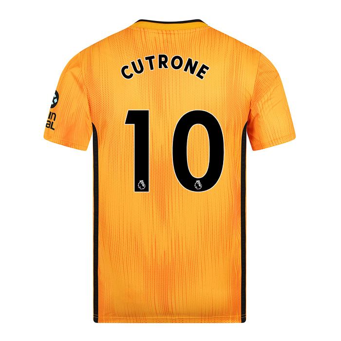 Kinder Fußball Patrick Cutrone 10 Heimtrikot Gelb Trikot 2019/20 Hemd