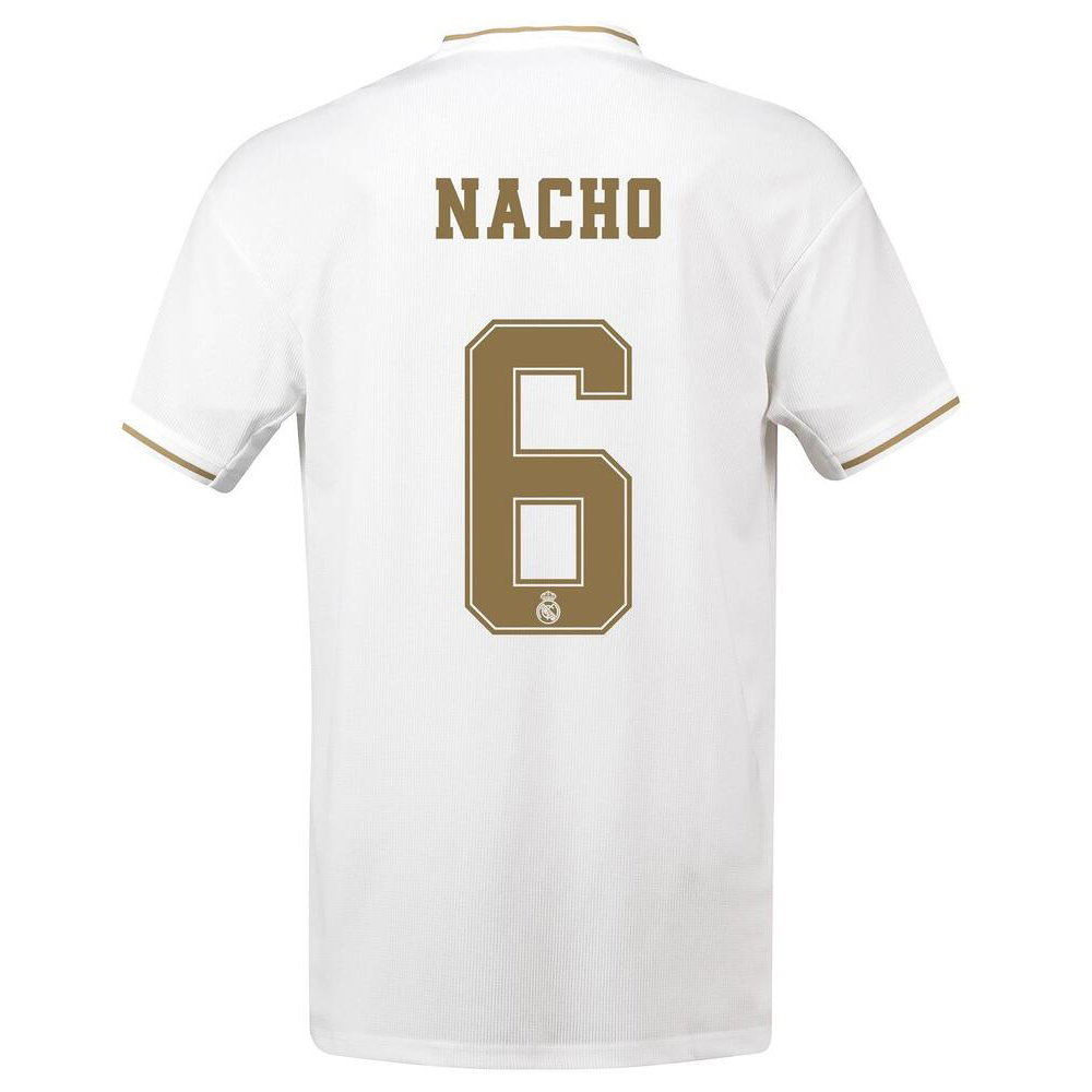 Kinder Fußball Nacho 6 Heimtrikot Weiß Trikot 2019/20 Hemd