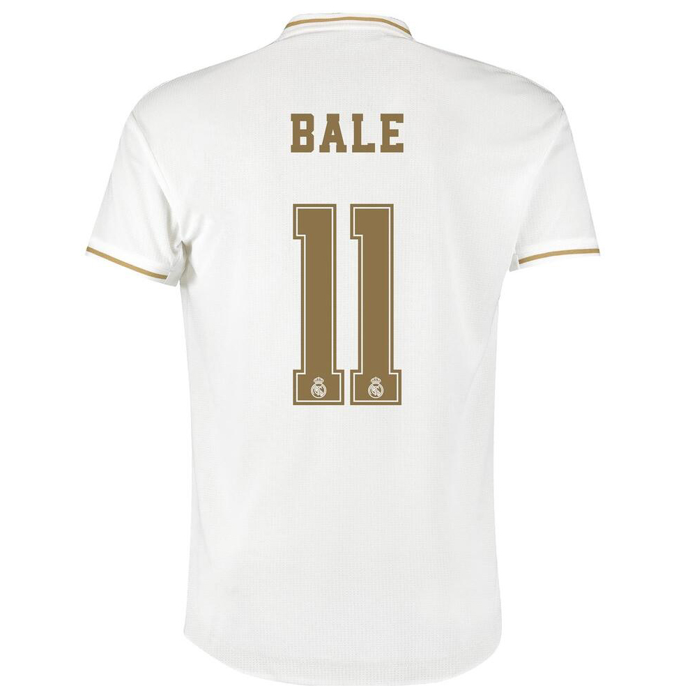 Kinder Fußball Gareth Bale 11 Heimtrikot Weiß Trikot 2019/20 Hemd