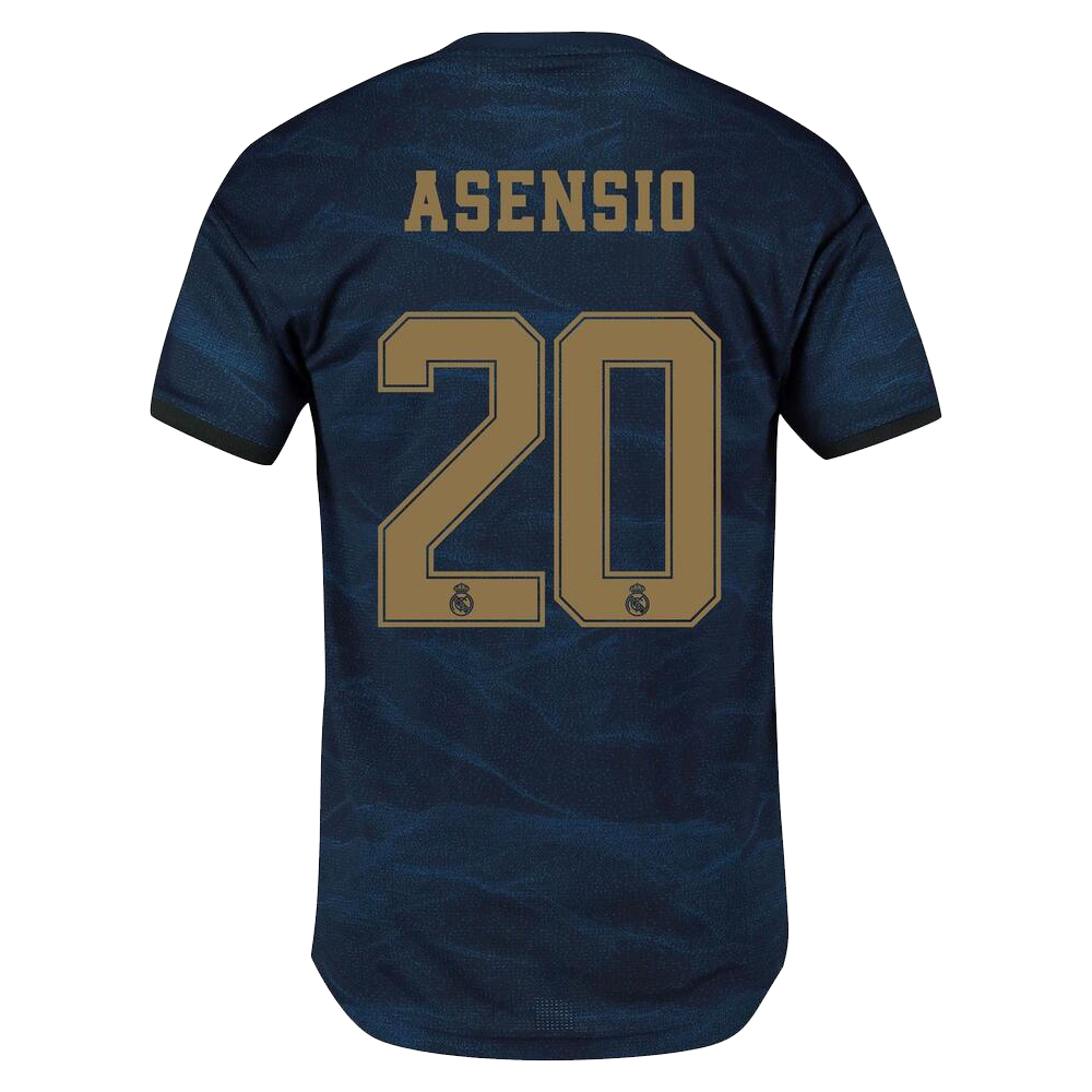 Kinder Fußball Marco Asensio 20 Auswärtstrikot Marine Trikot 2019/20 Hemd